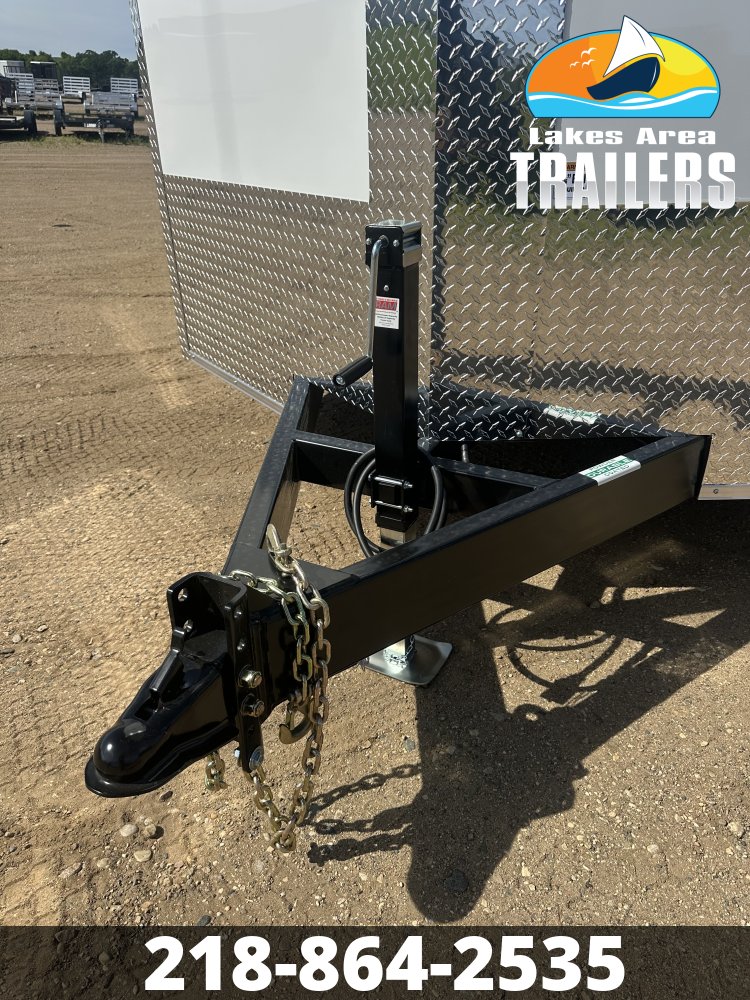 2027 AERO 8.5X16 WHITE ENCLOSED TRAILER