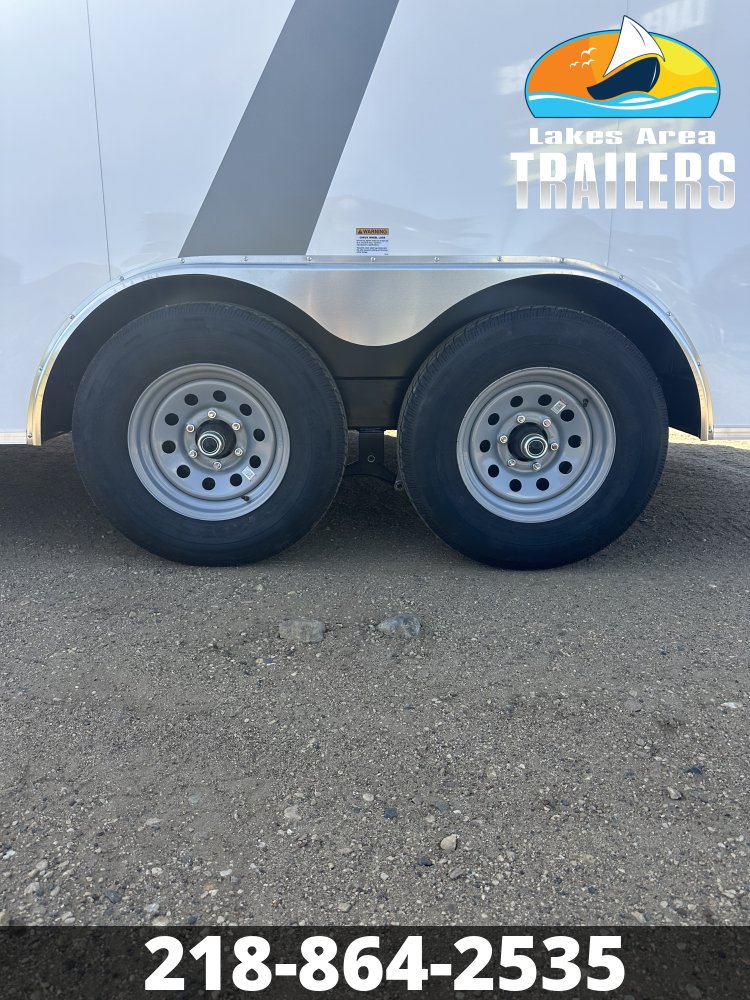 2027 AERO 8.5X16 WHITE ENCLOSED TRAILER