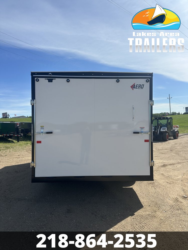2027 AERO 8.5X16 WHITE ENCLOSED TRAILER