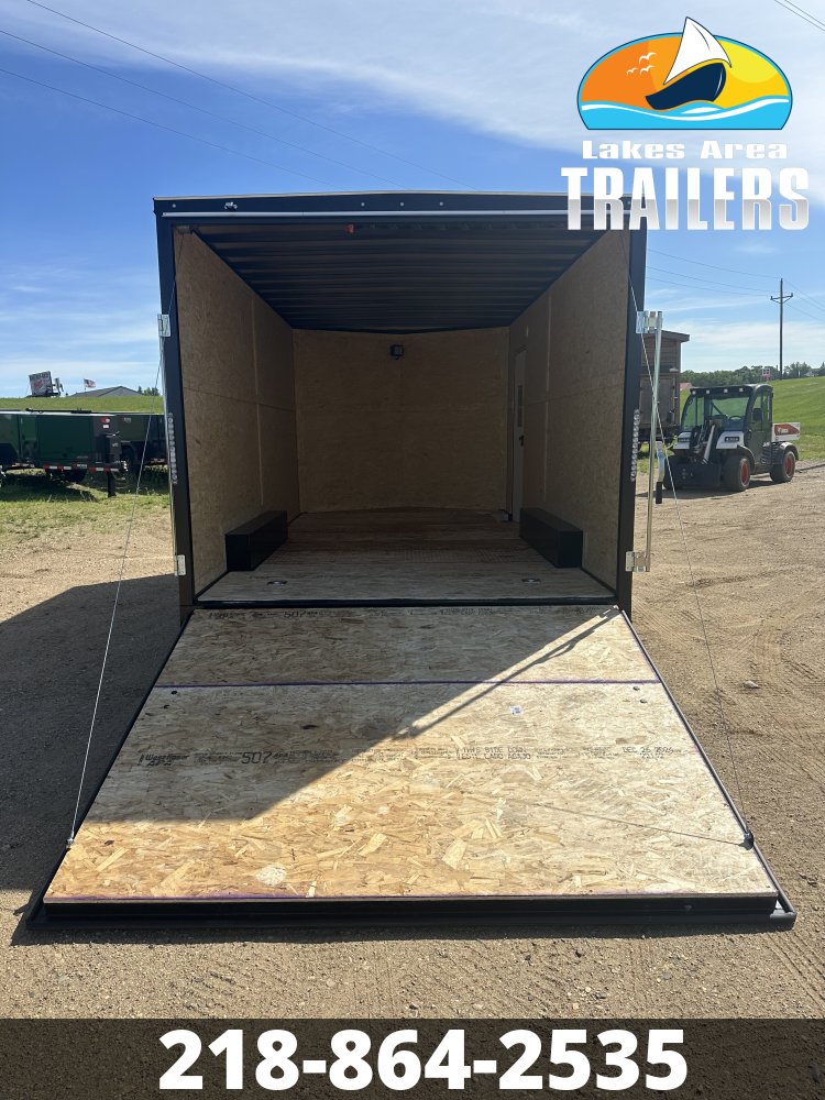 2027 AERO 8.5X16 WHITE ENCLOSED TRAILER