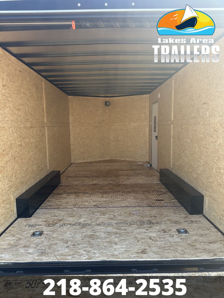 2027 AERO 8.5X16 WHITE ENCLOSED TRAILER