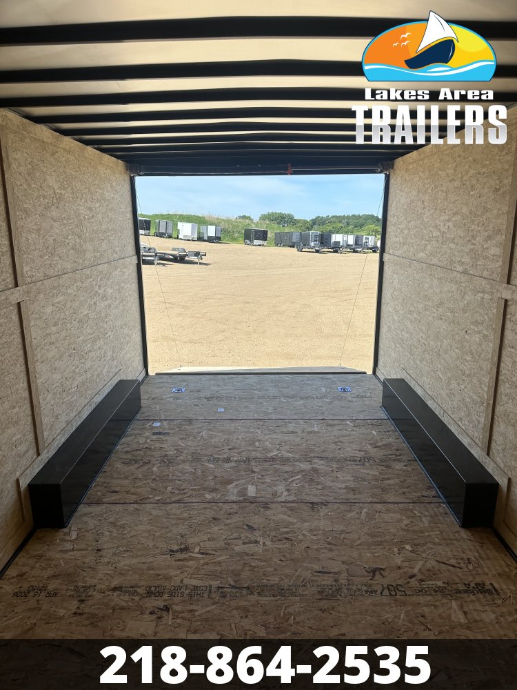 2027 AERO 8.5X16 WHITE ENCLOSED TRAILER