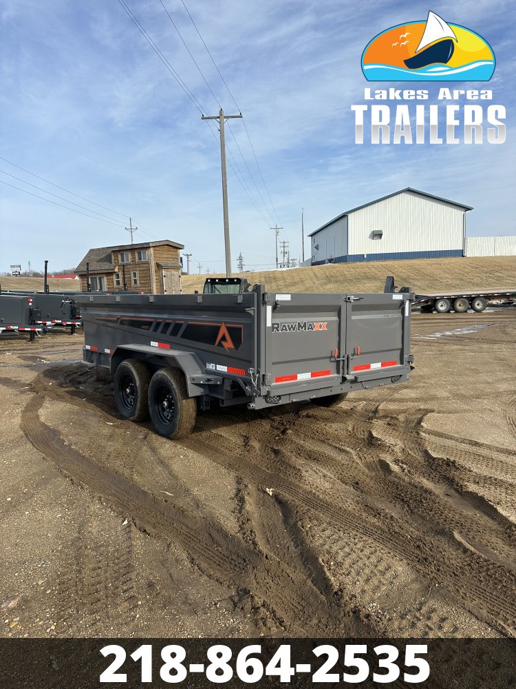 2026 RAWMAXX 83X14 GDX KNIGHT DUMP TRAILER