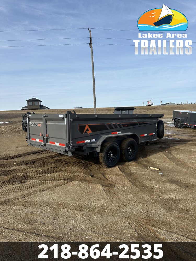 2026 RAWMAXX 83X14 GDX KNIGHT DUMP TRAILER