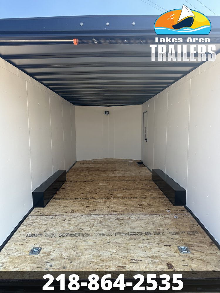 2027 AERO 8.5X20 CHARCOAL BLACKOUT ENCLOSED TRAILER