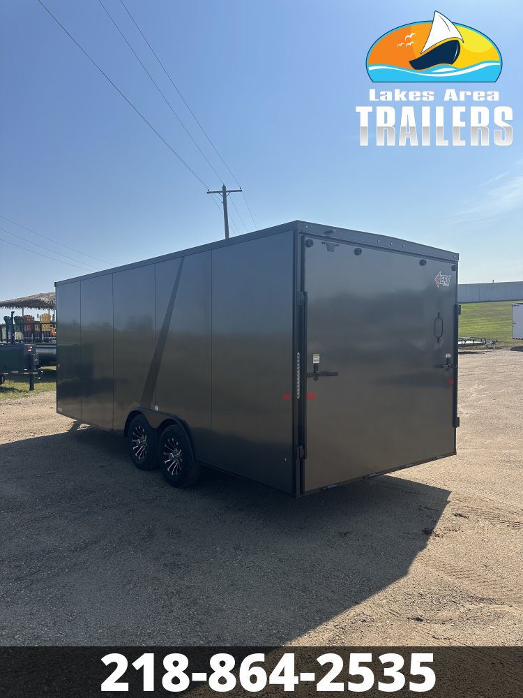 2027 AERO 8.5X20 CHARCOAL BLACKOUT ENCLOSED TRAILER