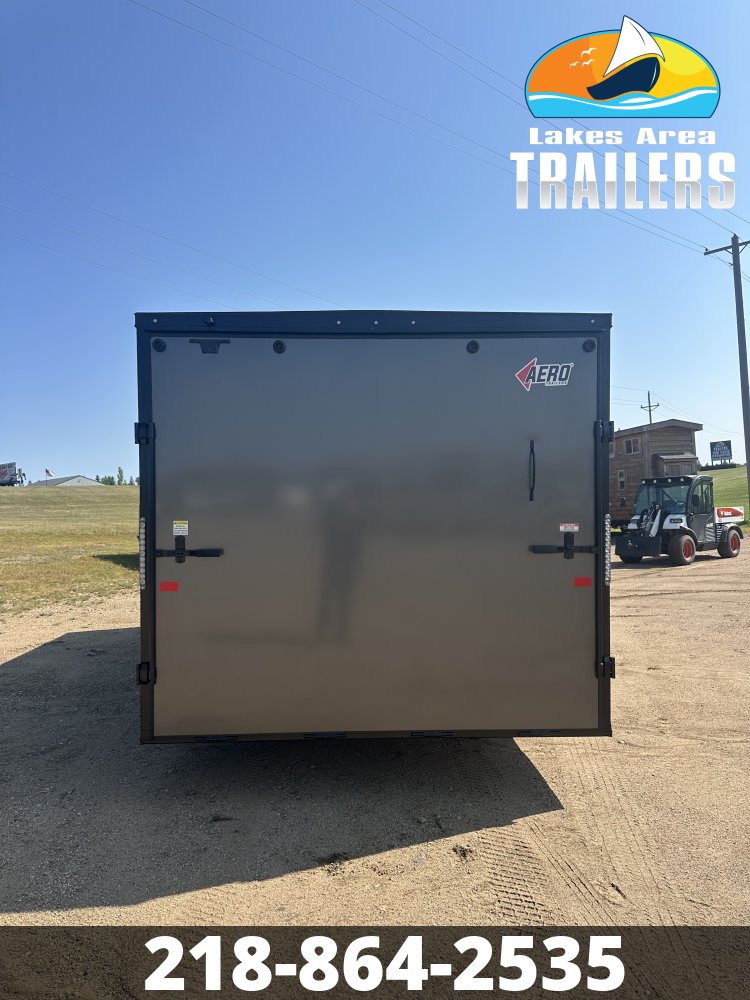 2027 AERO 8.5X20 CHARCOAL BLACKOUT ENCLOSED TRAILER