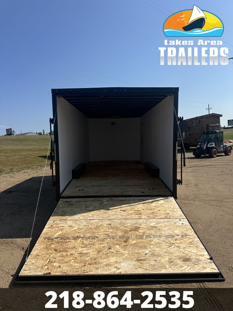 2027 AERO 8.5X20 CHARCOAL BLACKOUT ENCLOSED TRAILER