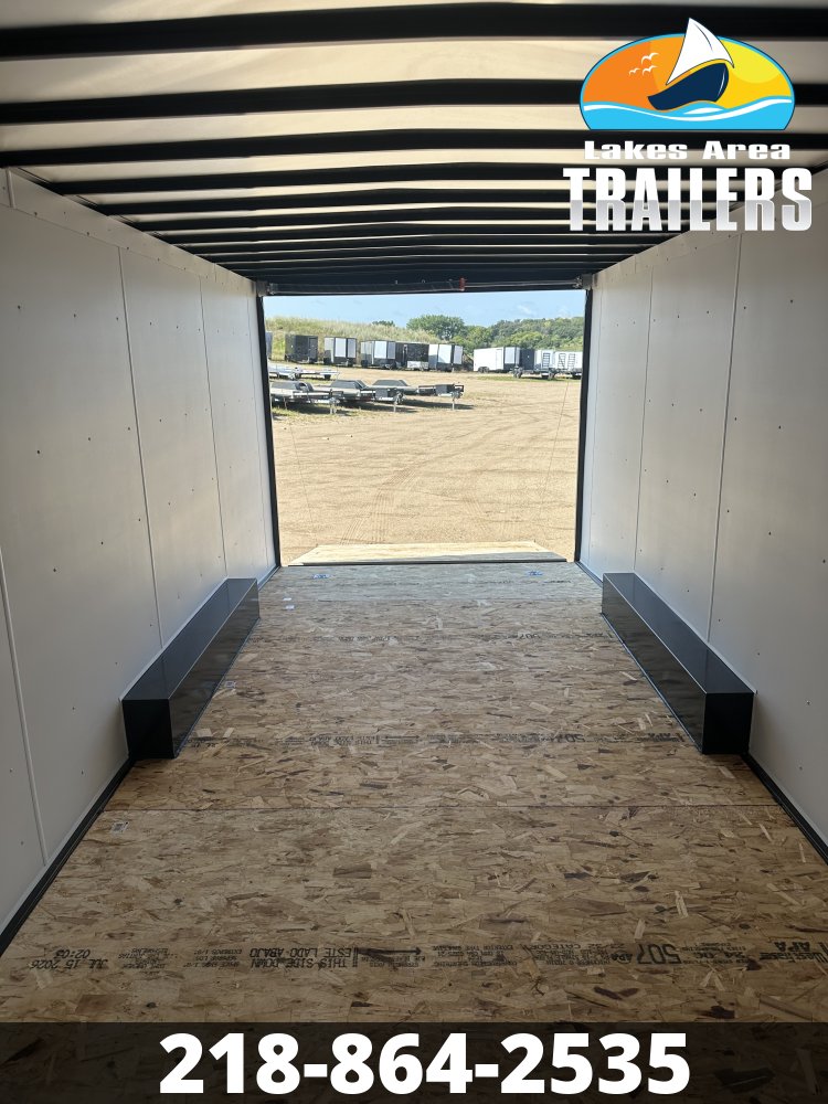 2027 AERO 8.5X20 CHARCOAL BLACKOUT ENCLOSED TRAILER