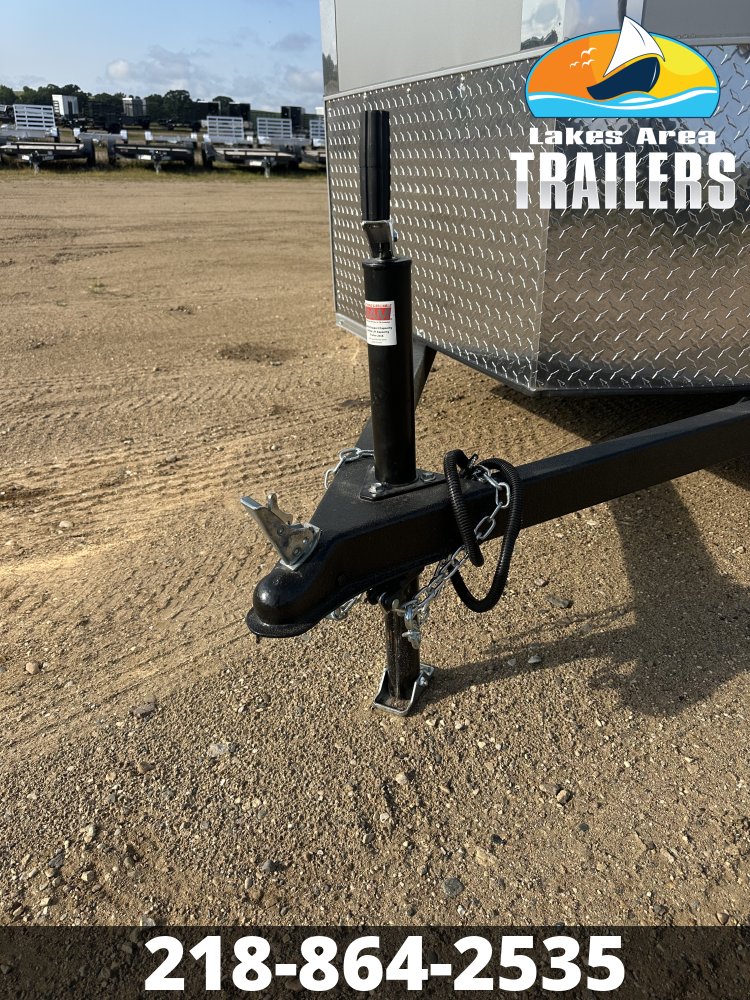 2027 CROSS 6X12 SILVER ENCLOSED TRAILER