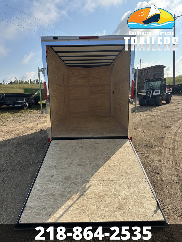 2027 CROSS 6X12 SILVER ENCLOSED TRAILER