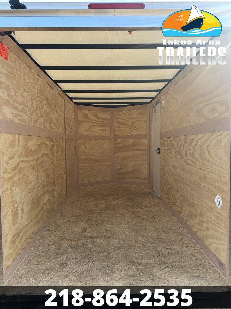 2027 CROSS 6X12 SILVER ENCLOSED TRAILER