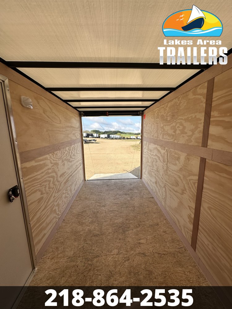 2027 CROSS 6X12 SILVER ENCLOSED TRAILER