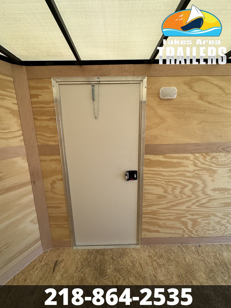 2027 CROSS 6X12 SILVER ENCLOSED TRAILER