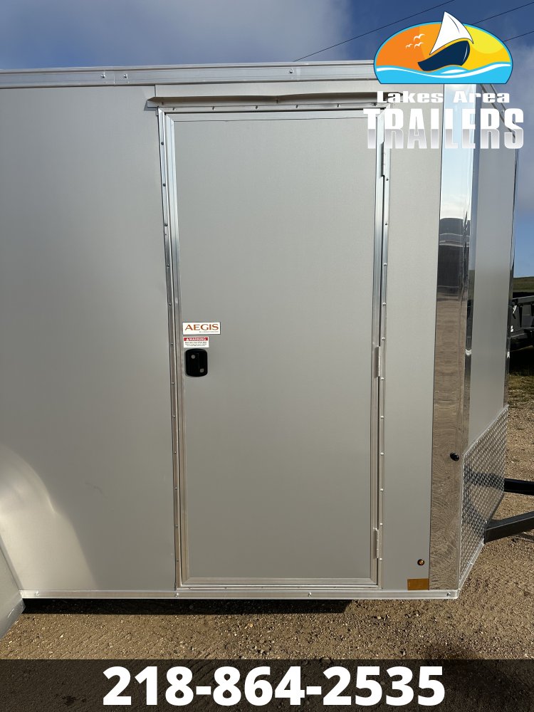 2027 CROSS 6X12 SILVER ENCLOSED TRAILER
