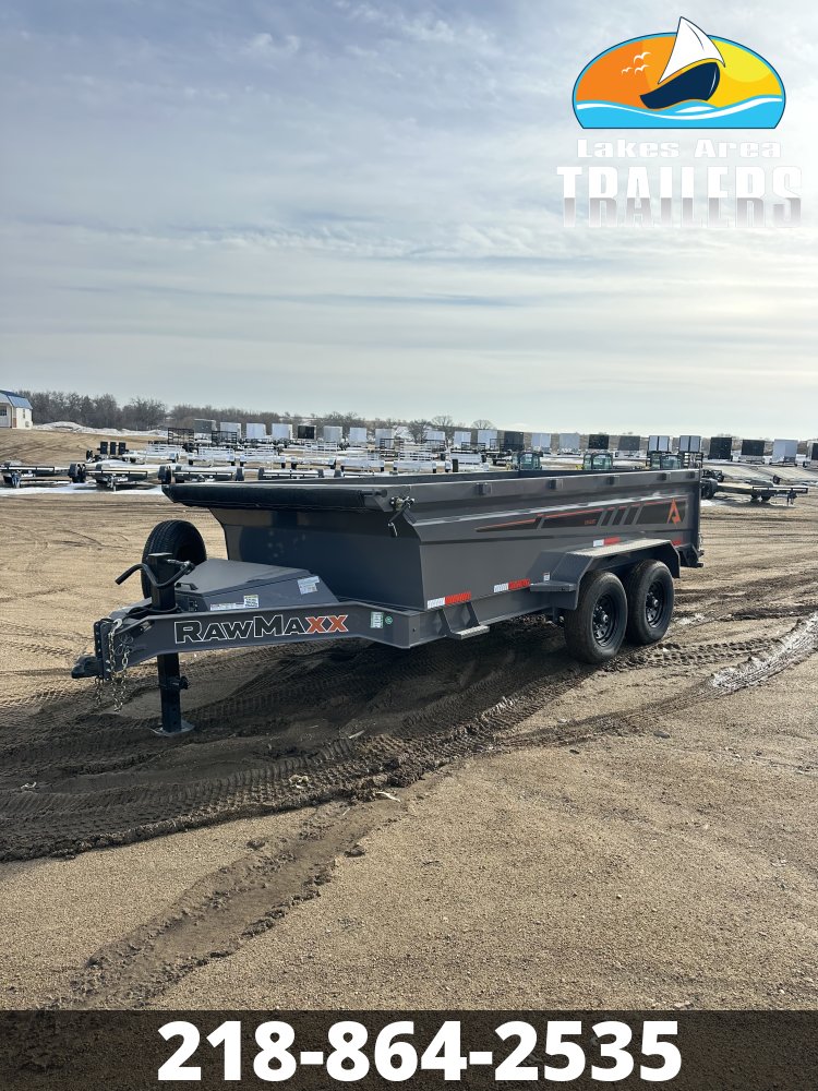2026 RAWMAXX 83X14 GDX KNIGHT DUMP TRAILER