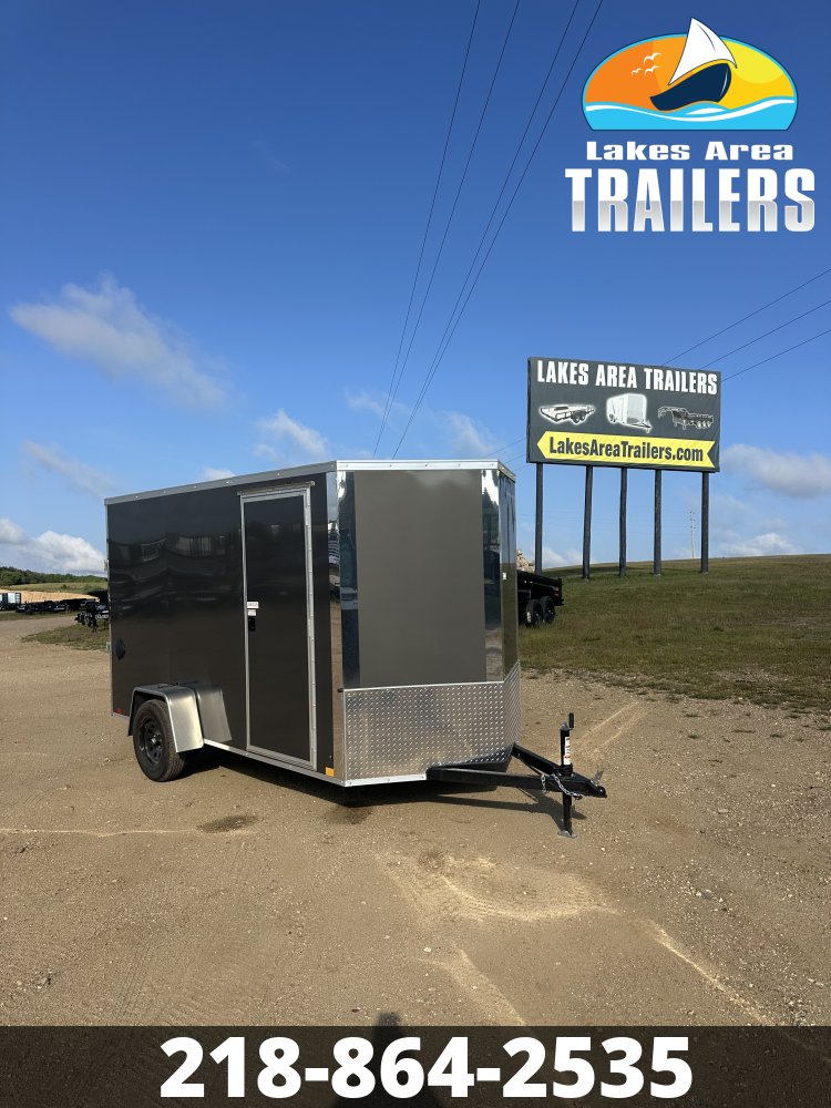 2027 CROSS 6X12 CHARCOAL ENCLOSED TRAILER