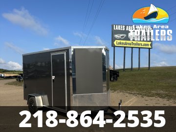 2027 CROSS 6X12 CHARCOAL ENCLOSED TRAILER