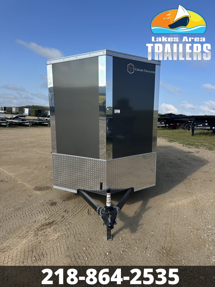 2027 CROSS 6X12 CHARCOAL ENCLOSED TRAILER