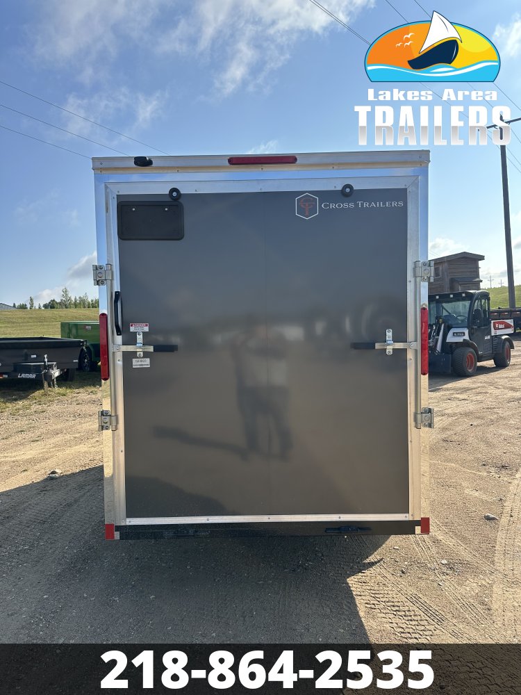 2027 CROSS 6X12 CHARCOAL ENCLOSED TRAILER