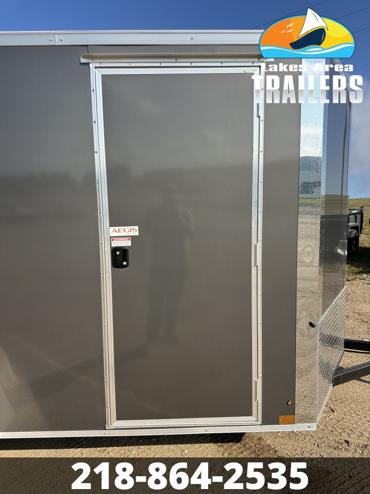 2027 CROSS 6X12 CHARCOAL ENCLOSED TRAILER