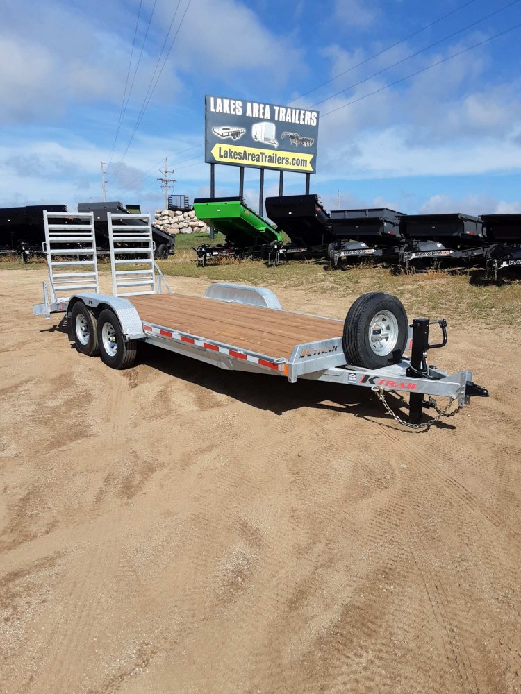 2024 K-TRAIL 82X20 GALVANIZED EQUIPMENT TRAILER