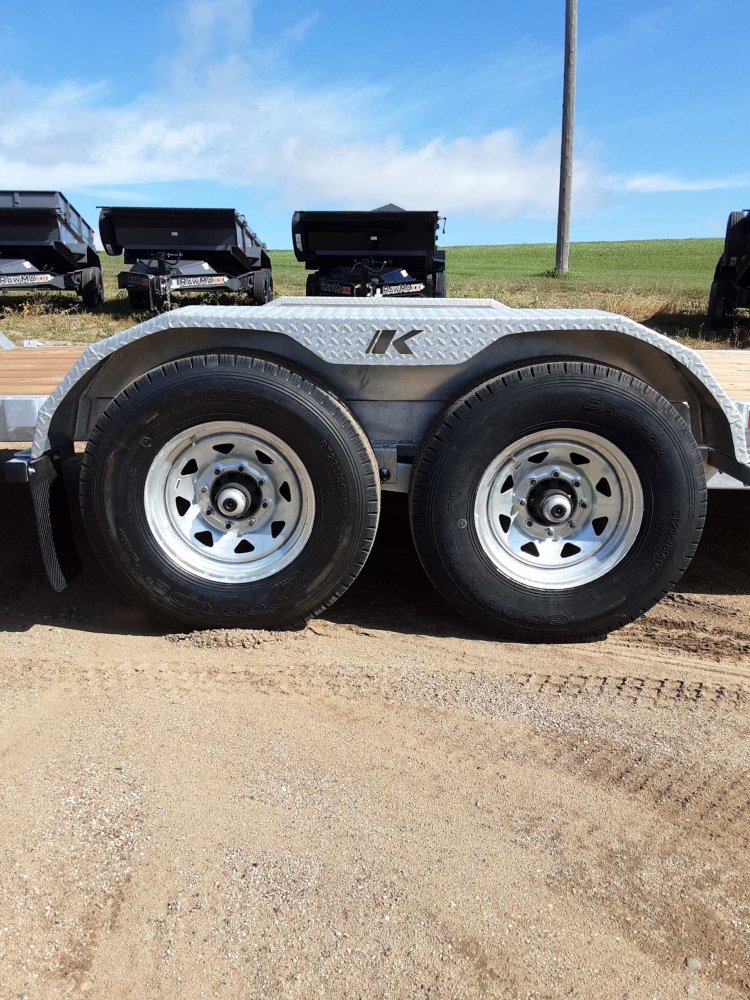 2024 K-TRAIL 82X20 GALVANIZED EQUIPMENT TRAILER