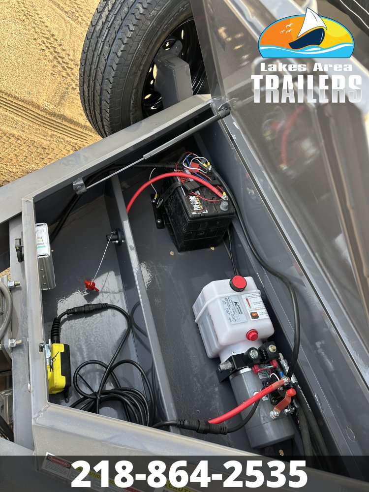 2026 RAWMAXX 83X14 GDX KNIGHT DUMP TRAILER