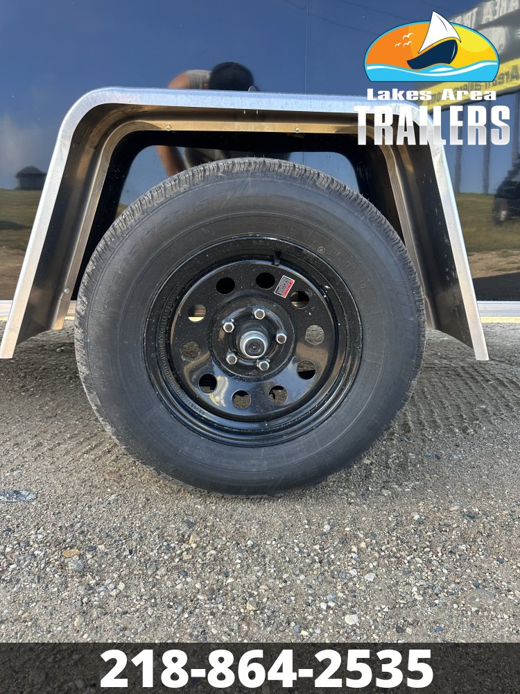 2027 CROSS 6X12 BLACK ENCLOSED TRAILER