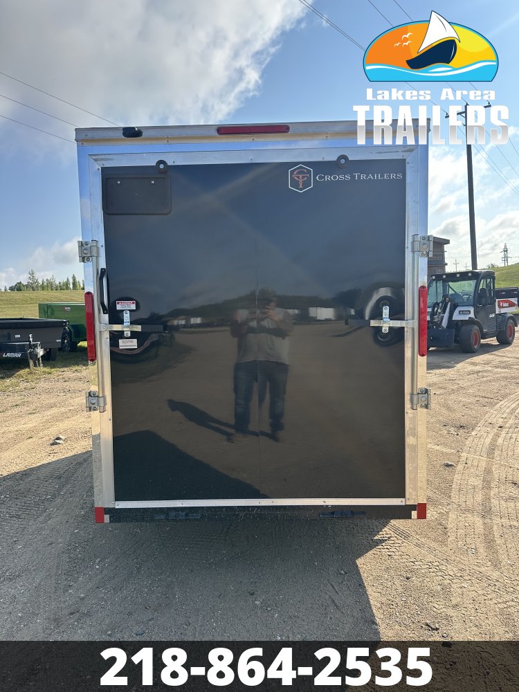 2027 CROSS 6X12 BLACK ENCLOSED TRAILER