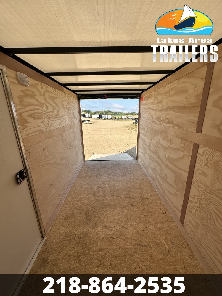 2027 CROSS 6X12 BLACK ENCLOSED TRAILER