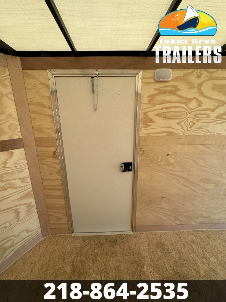 2027 CROSS 6X12 BLACK ENCLOSED TRAILER