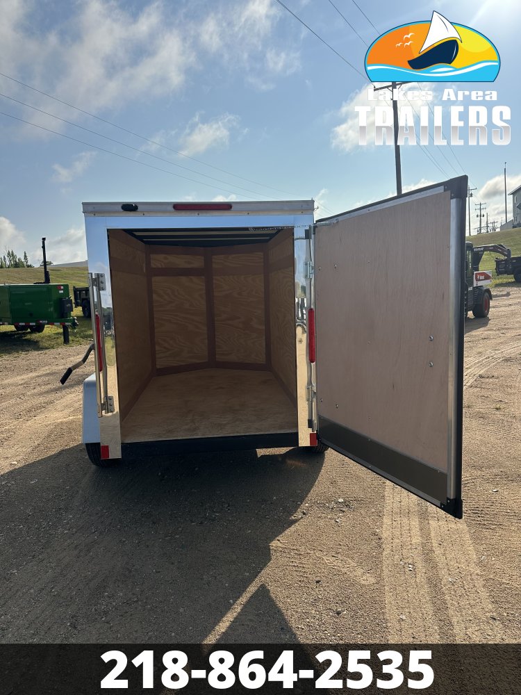 2027 CROSS 5X8 CHARCOAL ENCLOSED TRAILER