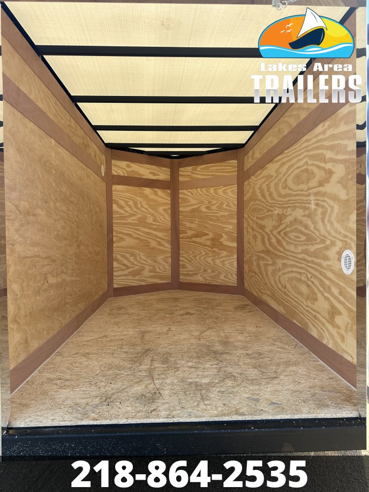 2027 CROSS 5X8 CHARCOAL ENCLOSED TRAILER