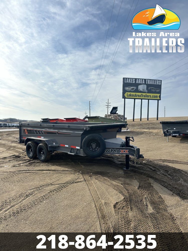 2026 RAWMAXX 83X14 GDX KNIGHT DUMP TRAILER
