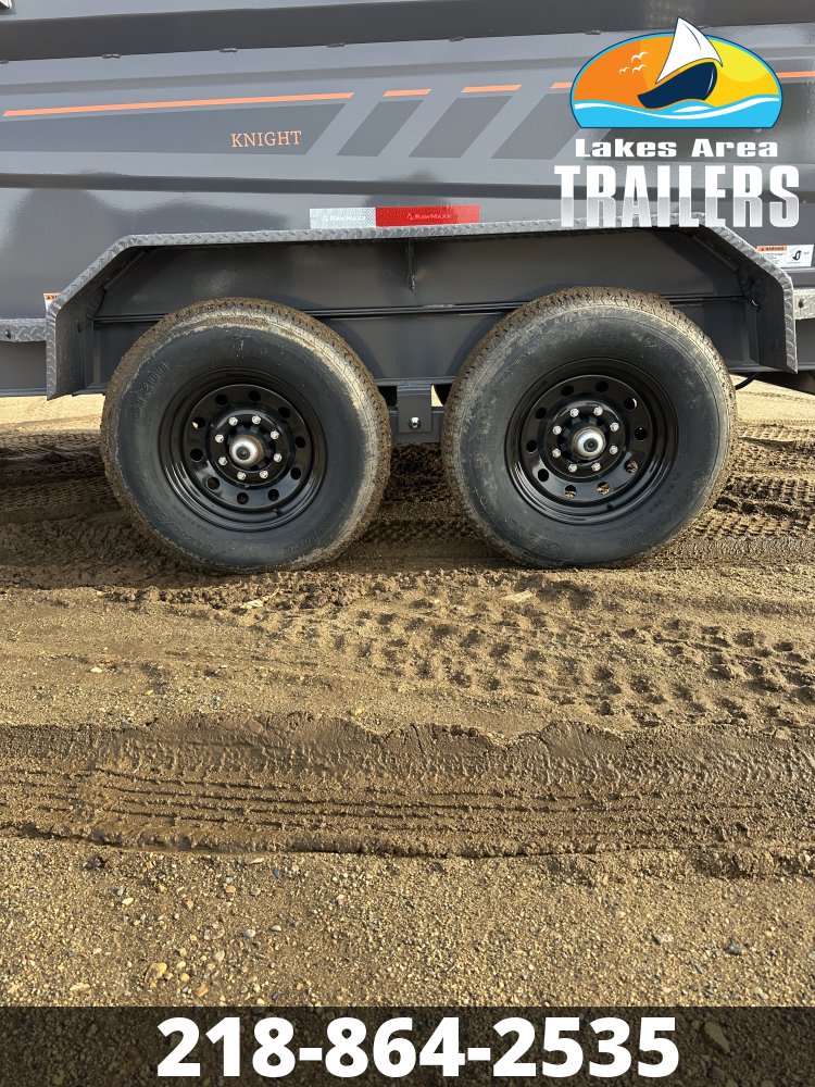 2026 RAWMAXX 83X14 GDX KNIGHT DUMP TRAILER
