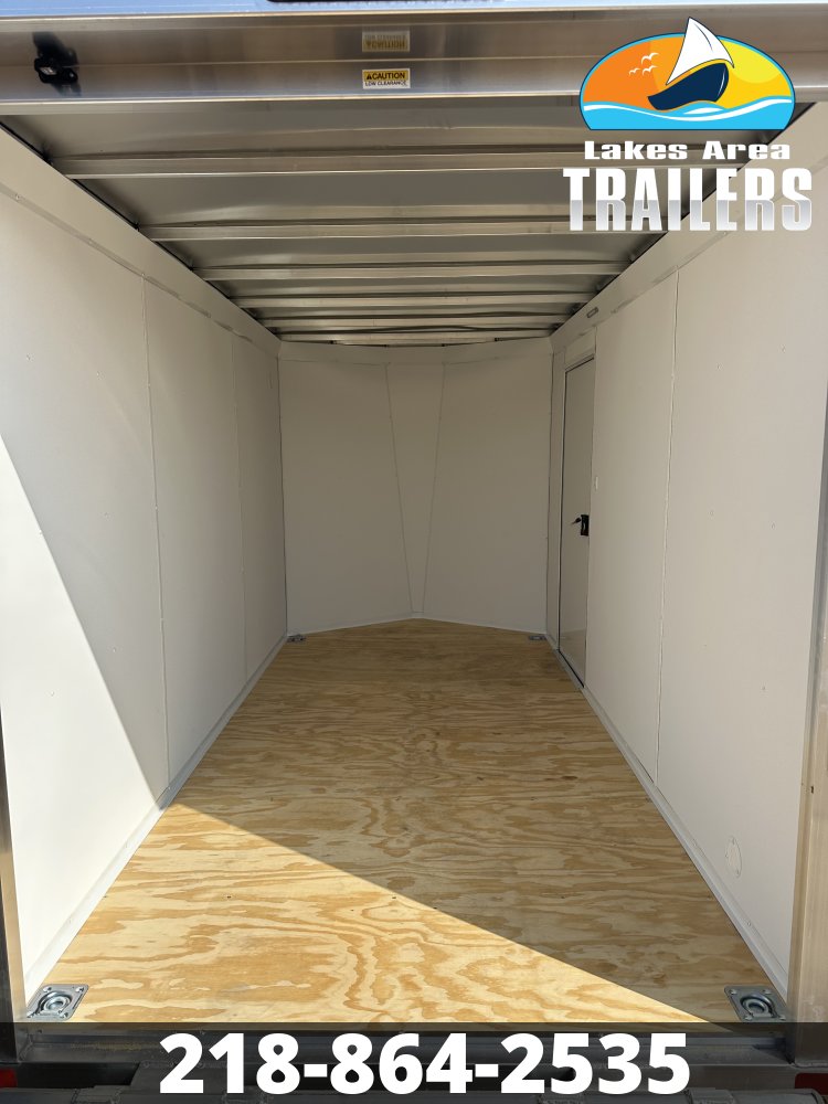 2026 NEO 6X12 WHITE ALUMINUM ENCLOSED TRAILER