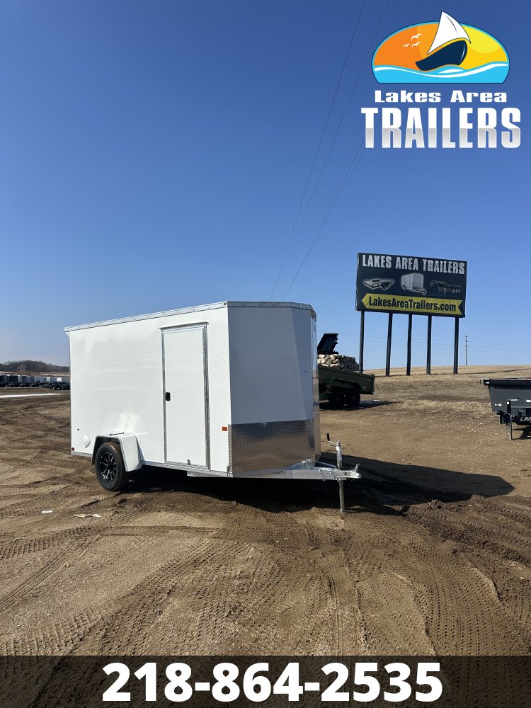 2026 NEO 6X12 WHITE ALUMINUM ENCLOSED TRAILER