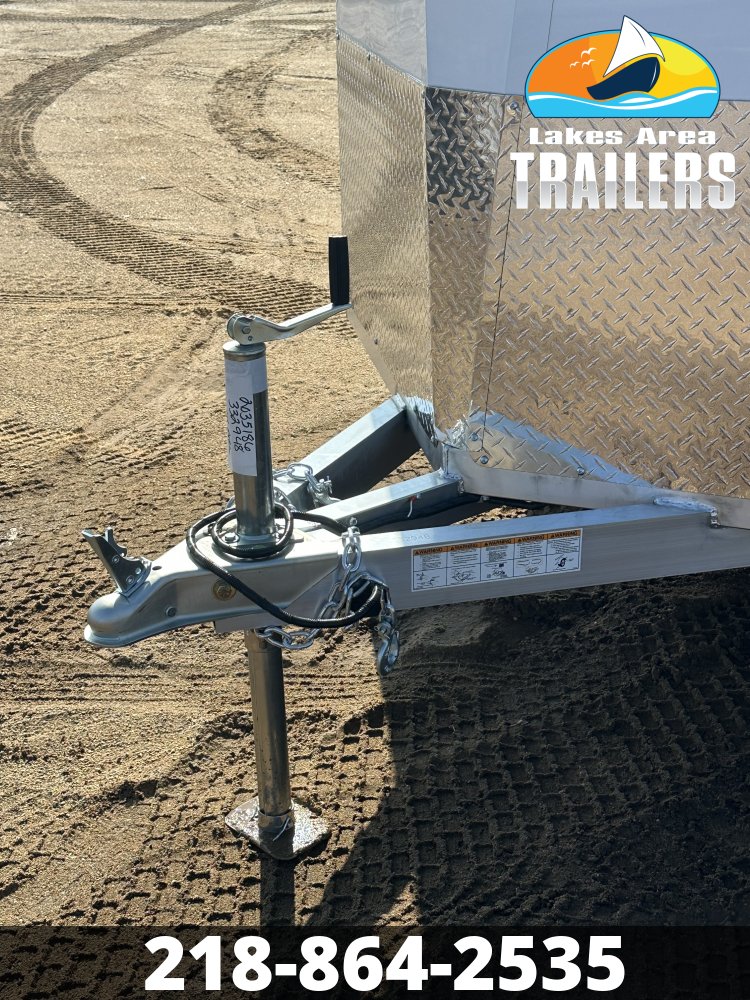 2026 NEO 6X12 WHITE ALUMINUM ENCLOSED TRAILER