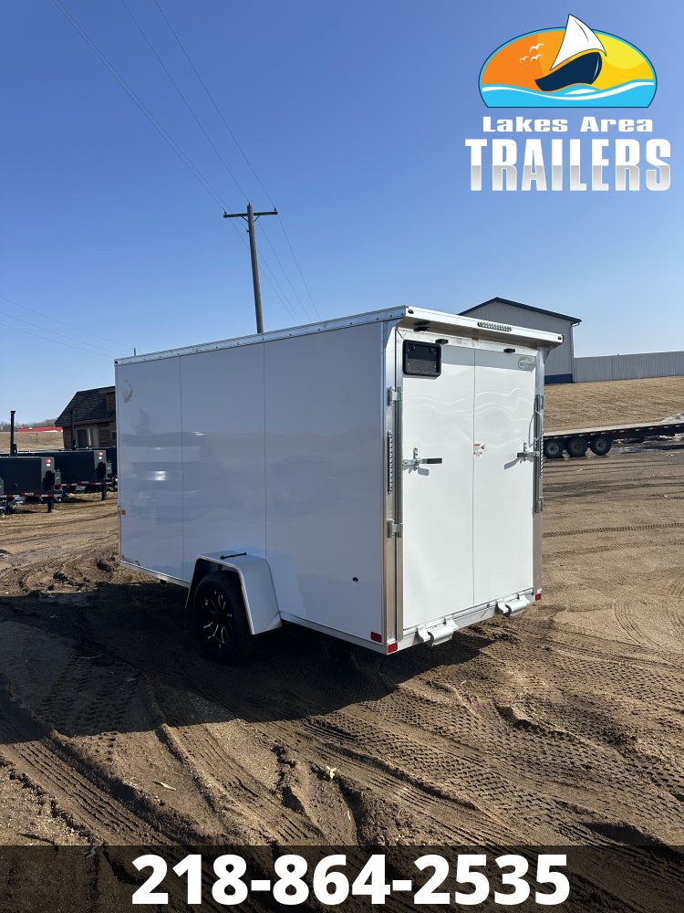 2026 NEO 6X12 WHITE ALUMINUM ENCLOSED TRAILER