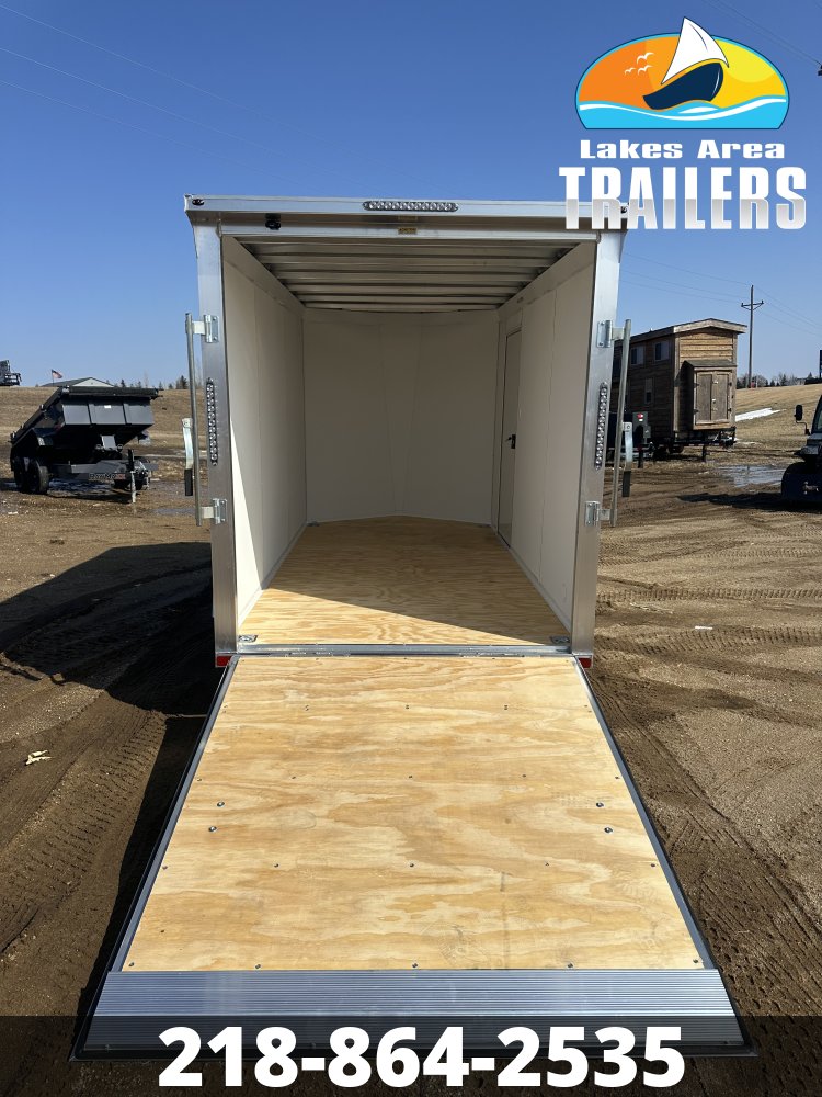 2026 NEO 6X12 WHITE ALUMINUM ENCLOSED TRAILER