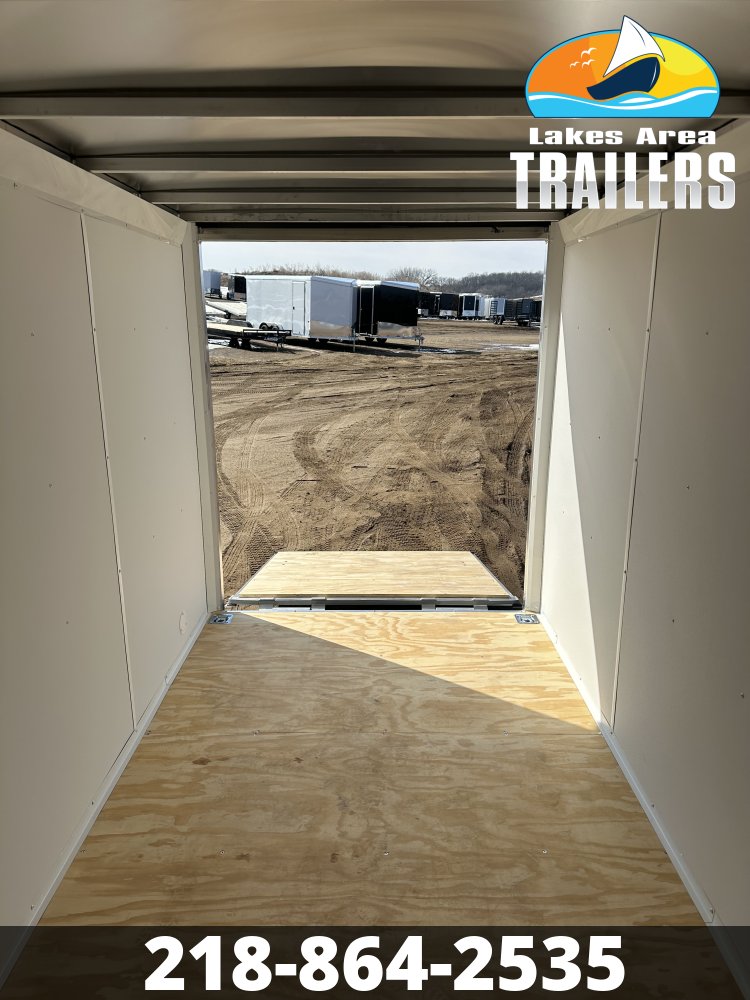 2026 NEO 6X12 WHITE ALUMINUM ENCLOSED TRAILER