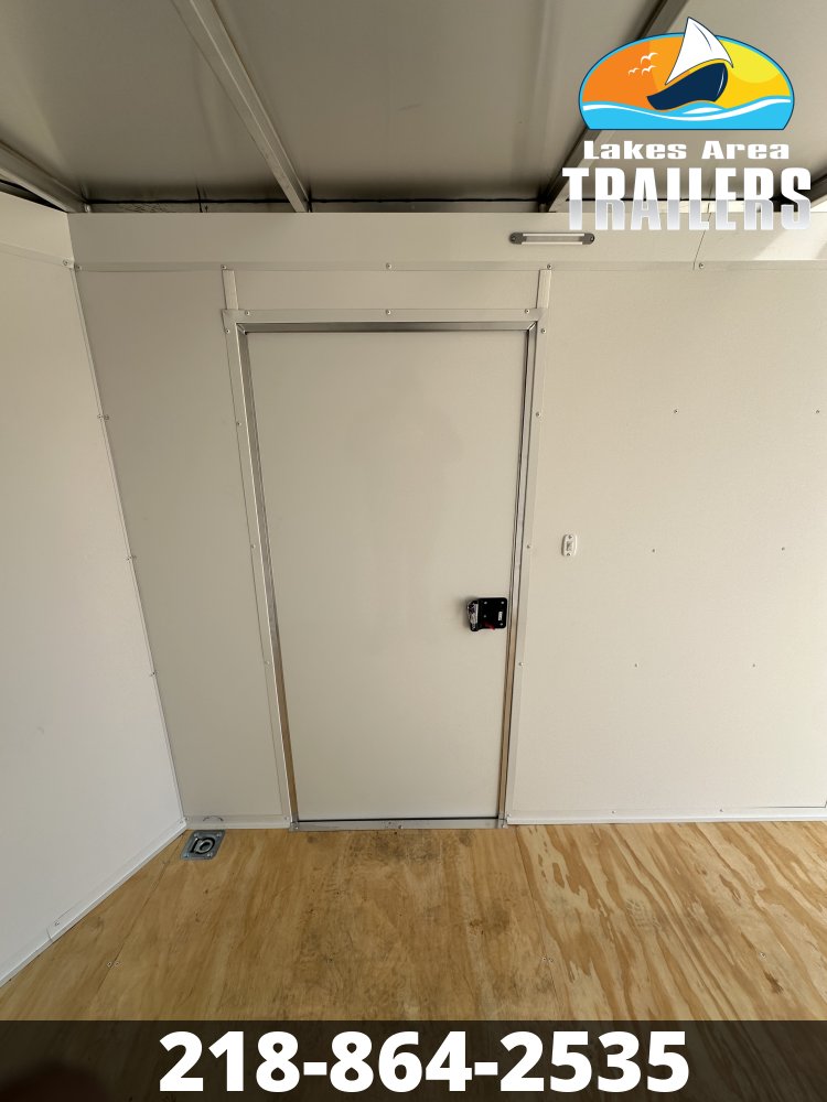 2026 NEO 6X12 WHITE ALUMINUM ENCLOSED TRAILER