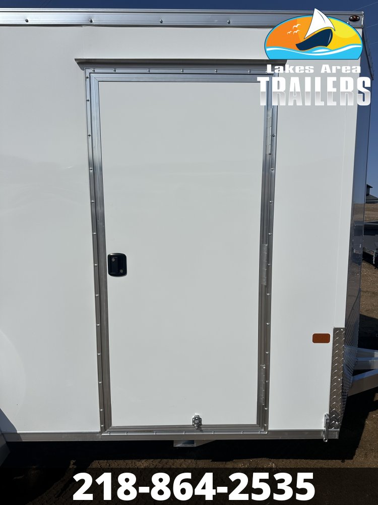 2026 NEO 6X12 WHITE ALUMINUM ENCLOSED TRAILER