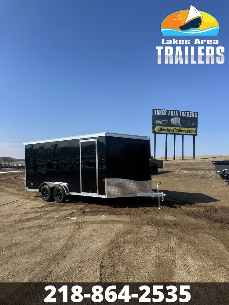 2026 NEO 7.5X16 BLACK ALUMINUM ENCLOSED TRAILER