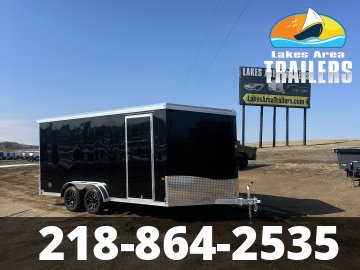 2026 NEO 7.5X16 BLACK ALUMINUM ENCLOSED TRAILER