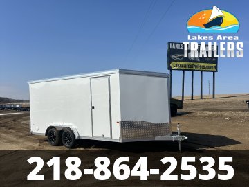 2026 NEO 7.5X16 WHITE ALUMINUM ENCLOSED TRAILER