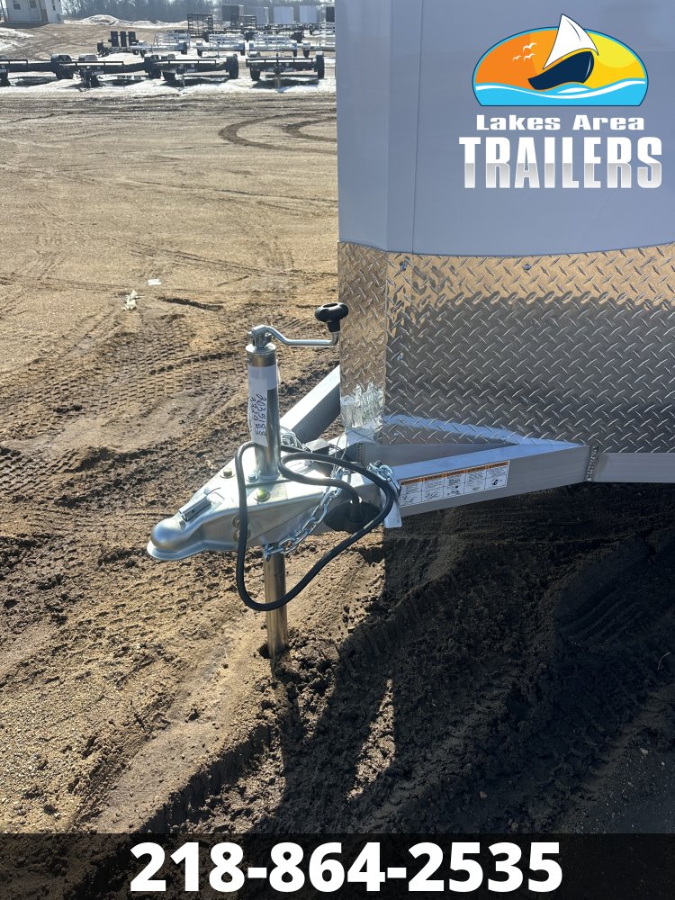 2026 NEO 7.5X16 WHITE ALUMINUM ENCLOSED TRAILER