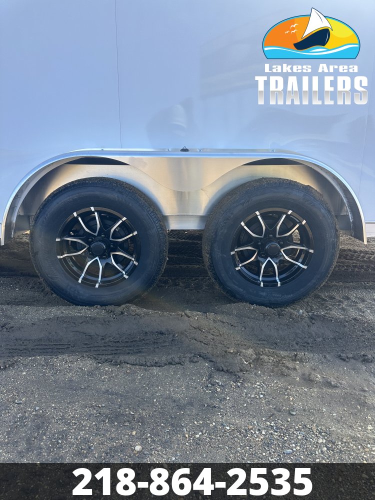 2026 NEO 7.5X16 WHITE ALUMINUM ENCLOSED TRAILER