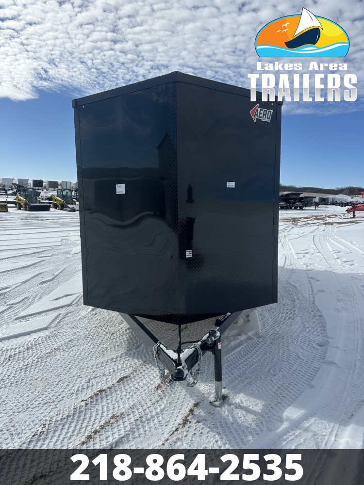 2026 AERO 7X14 BLACK BLACKOUT ENCLOSED TRAILER